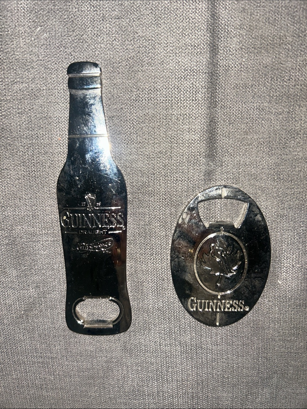Guinness Silver Metal Bottle Opener